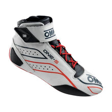Load image into Gallery viewer, OMP RACING, INC. IC0-0822-A03-020-44 OMP RACING Inc. One-S FIA Approved Mid-Top Driving Shoes - White, Euro Size 44