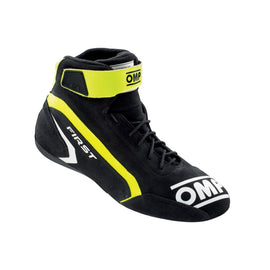 OMP RACING, INC. IC0-0824-A01-182-42 FIRST SHOES my2021 ANTHR ACITE/FLUO YELLOW TG. 42
