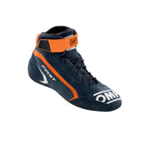 OMP RACING, INC. IC0-0824-A01-249-41 FIRST SHOES FIA 8856-201 8 NAVY BLUE / ORANGE SZ.