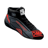 OMP RACING, INC. IC0-0829-A01-073-40 OMP SPORT SHOES FIA 8856 -2018 BLACK / RED SZ. 40