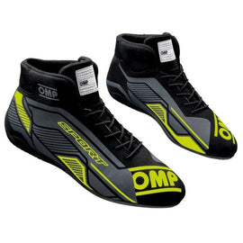 OMP RACING, INC. IC0-0829-A01-178-40 OMP SPORT SHOES FIA 8856 -2018 BLACK / FLUO YELLO