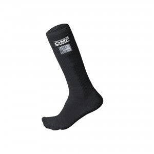 OMP RACING, INC. IE0-0766-A01-071-M One Socks Black Size Medium