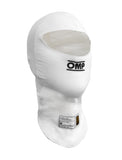 OMP RACING, INC. IE0-0794-A01-020-S Tecnica EVO Balaclava FIA8856  White Size SM