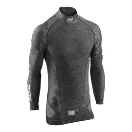 OMP RACING, INC. IE0-0803-A01-084-XLXXL OMP Racing Tecnica EVO FIA Approved Long Sleeve Underwear Top - Black, X-Large / 2X-Large