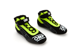 OMP RACING, INC. KC0-0826-A01-178-42 KS-3 Shoes Black And Flo Yellow Size 42
