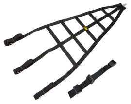 OMP RACING, INC. NA0-1876 Window Net Racing Polyester Black