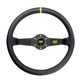 OMP RACING, INC. OD0-1950-071 Rally Steering Wheel Leather