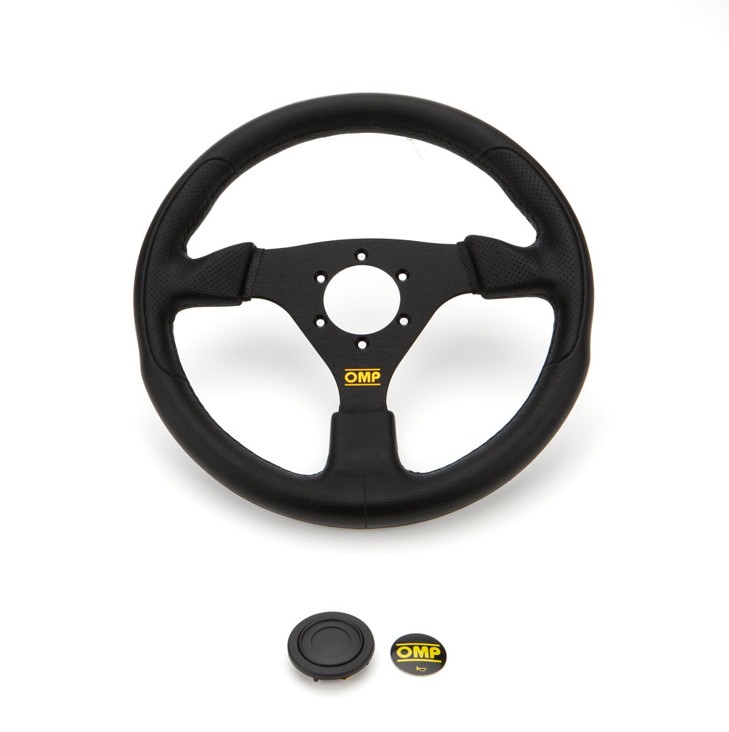 OMP RACING, INC. OD0-1981-071 Racing GP Steering Wheel 3 Spoke 330mm Black