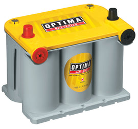 OPTIMA BATTERY 8042-218 Battery Yellow Top 650cc a/810ca 75/25 Dual Terml
