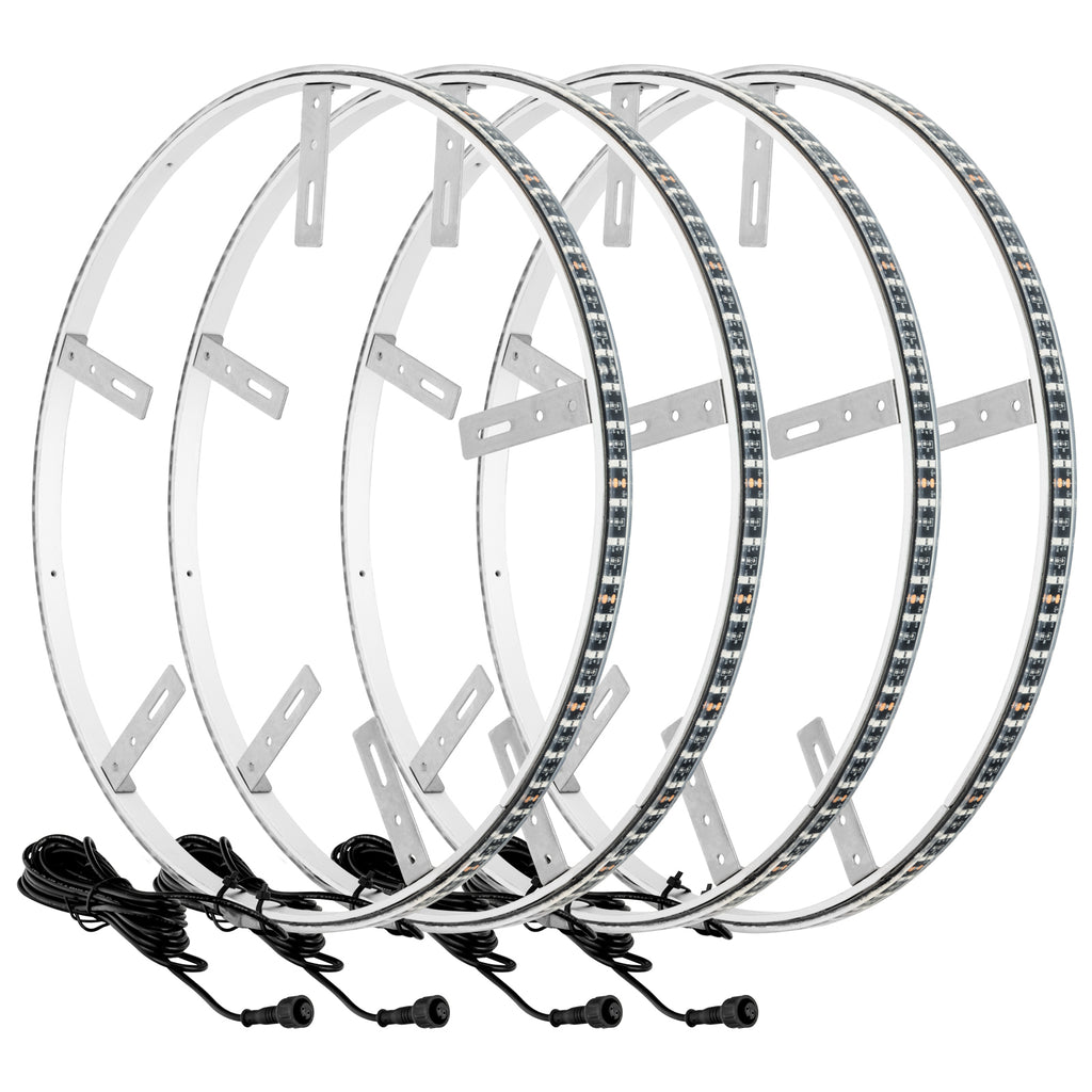 ORACLE LIGHTING 4228-001 LED Light Wheel Rings White