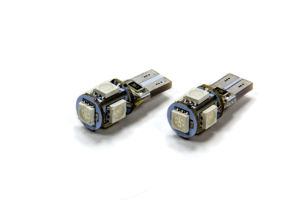 ORACLE LIGHTING 4801-002 T10 5 LED SMD Bulbs Pair Blue