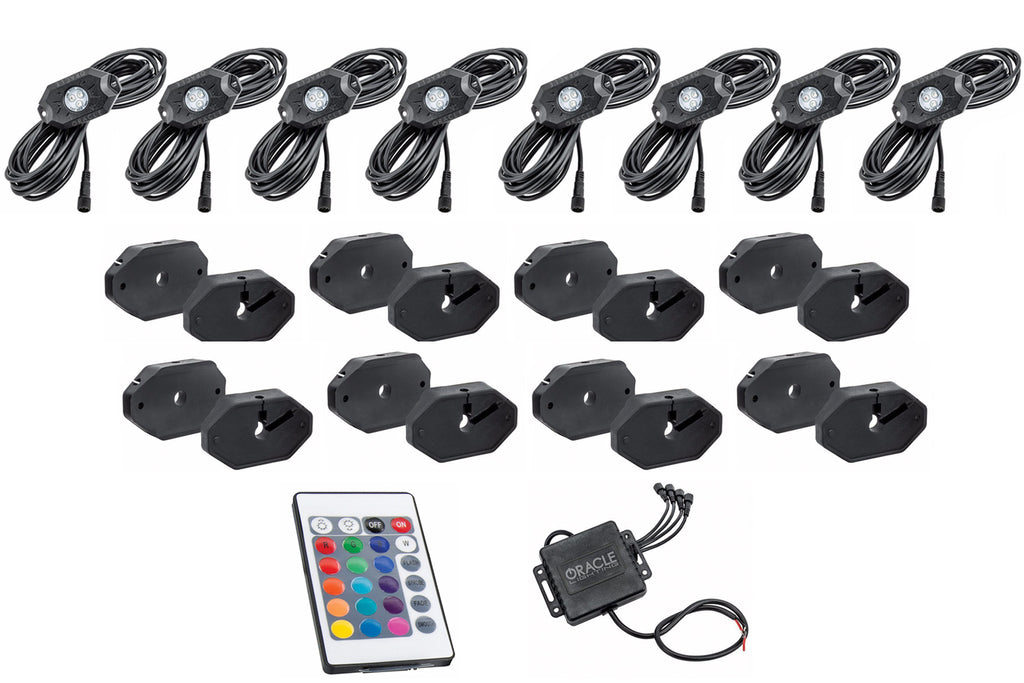 ORACLE LIGHTING 5819-333 LED Bluetooth + RF Color shift Underbody Rock Kit