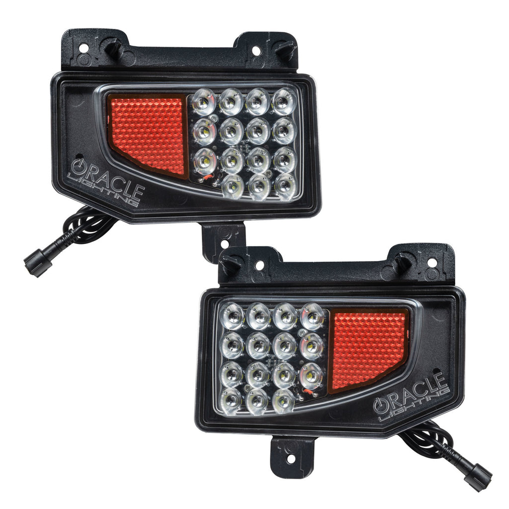 ORACLE LIGHTING 5878-504 Oracle Lighting 20-25 Gladiator LED Rear Bumper Reverse Lights - Bright, Durable Backup Lights
