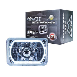 ORACLE LIGHTING 6908-001 7x6in Sealed Beam Head Light w/Halo White