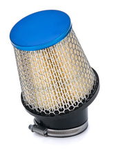 Load image into Gallery viewer, OTR FILTERS CY11000BA Filter Air Kart 2.437in Inlet 4in 20 Deg Blue