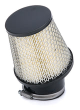 Load image into Gallery viewer, OTR FILTERS CY11000BLK Filter Air Kart 2.437in Inlet 4in 20 Deg Blk