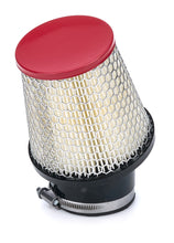 Load image into Gallery viewer, OTR FILTERS CY11000RA Filter Air Kart 2.437in Inlet 4in 20 Deg Red