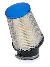 OTR FILTERS CY11001BA Filter Air Kart 2.437in Inlet 5in 20 Deg Blue