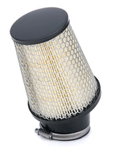 Load image into Gallery viewer, OTR FILTERS CY11001BLK Filter Air Kart 2.437in Inlet 4in 20 Deg Blk