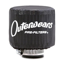 Load image into Gallery viewer, OUTERWEARS 10-1001-01 Pre-Filter w/Top Black 4.5in Dia x 4in Tall