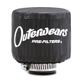 OUTERWEARS 10-1001-01 Pre-Filter w/Top Black 4.5in Dia x 4in Tall