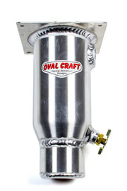 OVAL CRAFT 02340 Oval Craft 02340 Aluminum Breather Tank with Petcock Drain, 3-inch Diameter