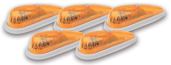 PACER PERFORMANCE 20-205 Hi-Five Cab Roof Lights Amber Teardrop