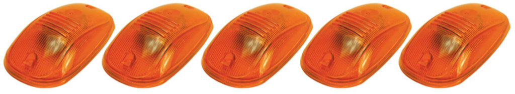 PACER PERFORMANCE 20-246 Hi-Five Cab Roof Lights Amber 5 Light Kit