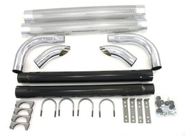 PATRIOT EXHAUST H1080 Chrome Side Pipes - 80in
