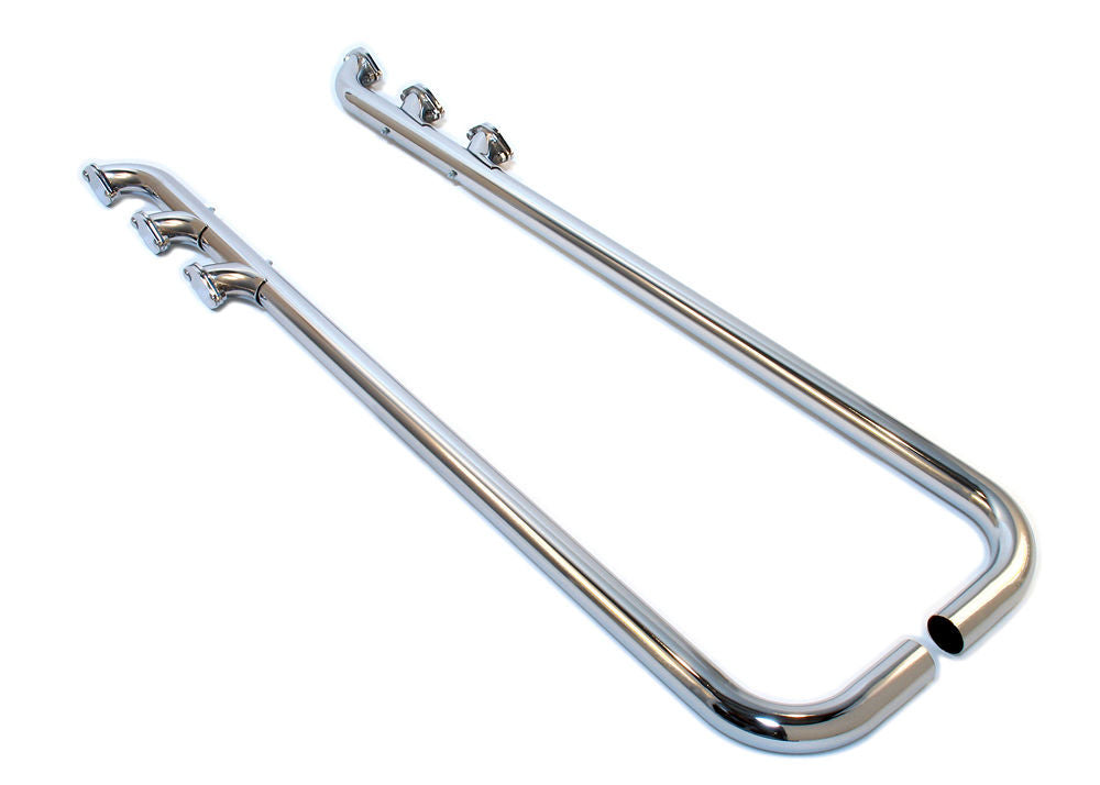 PATRIOT EXHAUST H1274 Lake Pipes - 3 Outlets  70in Long