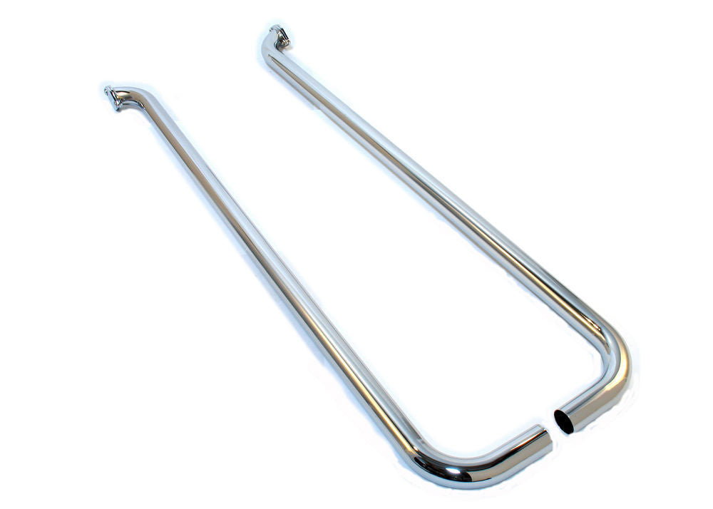 PATRIOT EXHAUST H1283 Lake Pipes - 1 Outlet  80in Long