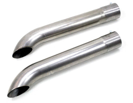 PATRIOT EXHAUST H3821 Patriot Exhaust H3821 26-Inch Steel Exhaust Side Pipes Pair with 3.5-inch Inlet and Outlet