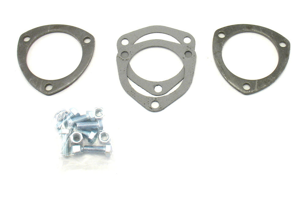 PATRIOT EXHAUST H7260 Collector Flanges - 1pr 3-Bolt- 3in Dia.