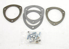 PATRIOT EXHAUST H7261 Collector Flanges - 1pr 3-Bolt 3-1/2in Dia.