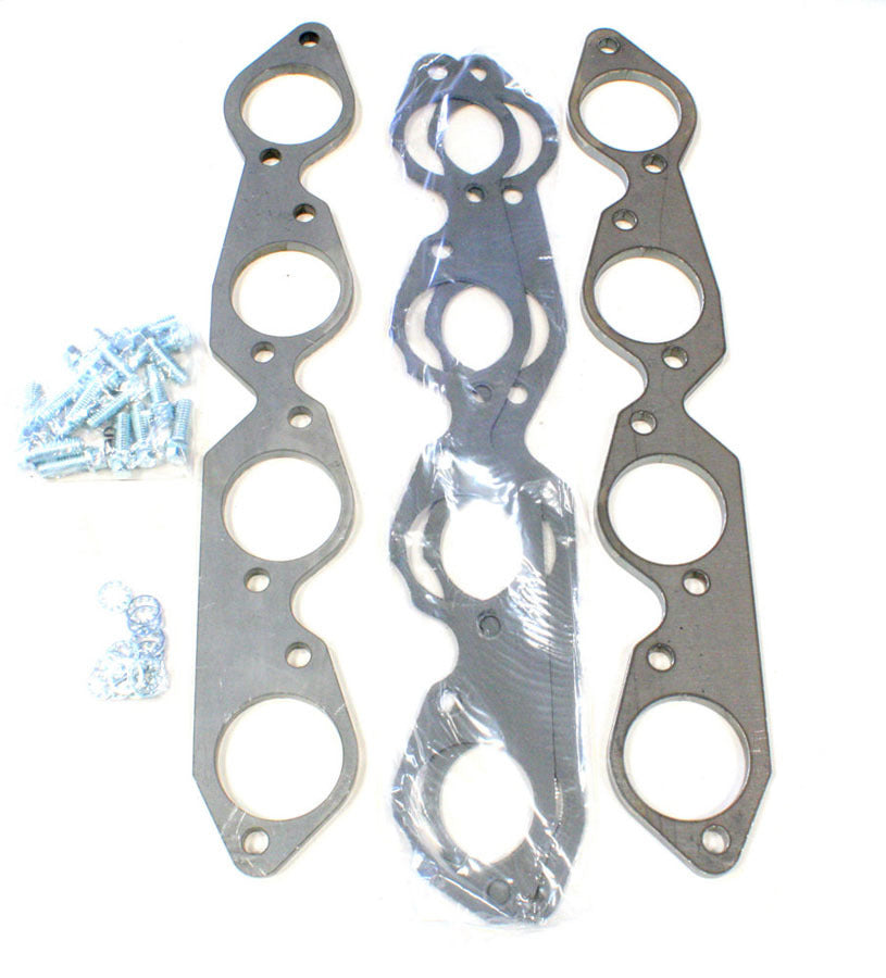 PATRIOT EXHAUST H7887 BBC Header Flange Kit w/Round Port