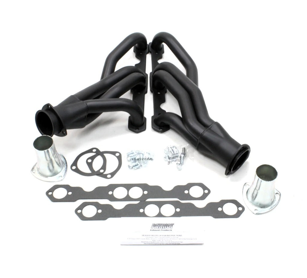 PATRIOT EXHAUST H8021-B Patriot Exhaust H8021-B SBC Exhaust Header Set for Small Block Chevy - GM Applications