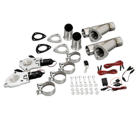 PATRIOT EXHAUST PEC250K 2.5 Electric Cutout Dual System w/Remote