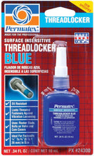 Load image into Gallery viewer, PERMATEX 24300 Medium Threadlocker 10ml Bottle - Blue