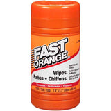 PERMATEX 25051 Permatex Fast Orange Citrus Scent Cleaning Wipes, 72 Count Tub