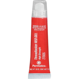 PERMATEX 27005 Permatex Red Threadlocker 27005 High-Strength Gel, 0.18 oz Tube