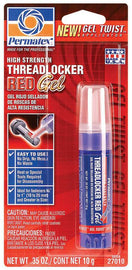 PERMATEX 27010 Red Threadlocker Gel Tube 10g