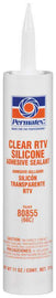 PERMATEX 80855 Clear Silicone 11 Oz