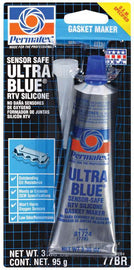 PERMATEX 81724 Ultra Blue Gasket Maker 3oz Carded Tube