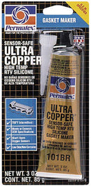 PERMATEX 81878 Ultra Copper Gasket Maker 3oz Carded Tube
