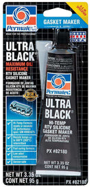 PERMATEX 82180 Ultra Black Gasket Maker 3.35 oz Carded Tube