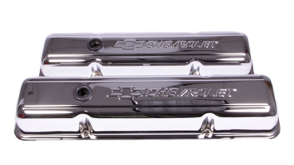 PROFORM 141-102 SBC Chrome Bowtie V/C's - Short w/Baffle