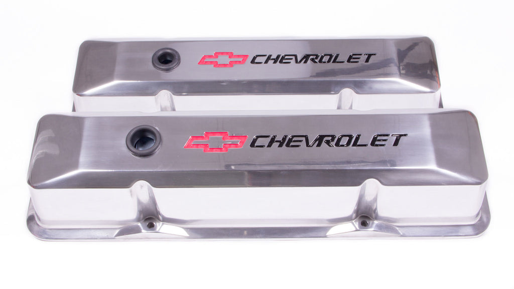 PROFORM 141-108 SBC Polished Die Cast V/C's - Tall w/Baffle