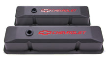 Load image into Gallery viewer, PROFORM 141-116 SBC Blk Crinkle Die Cast V/C&#39;s - Tall w/Baffle