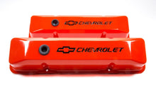 Load image into Gallery viewer, PROFORM 141-118 SBC Chevy Orange Diecast V/C&#39;s Recessed
