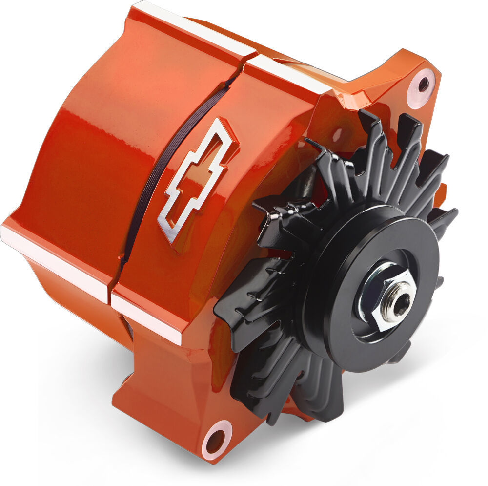 PROFORM 141-148 Alternator Raised Bowtie Emblem Orange